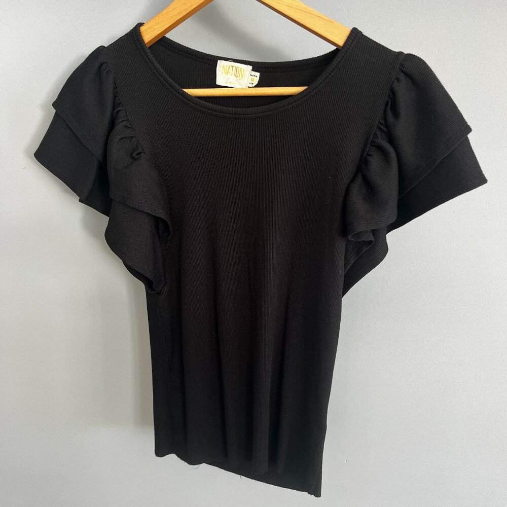 NATION LTD Irina Pima Cotton Tee